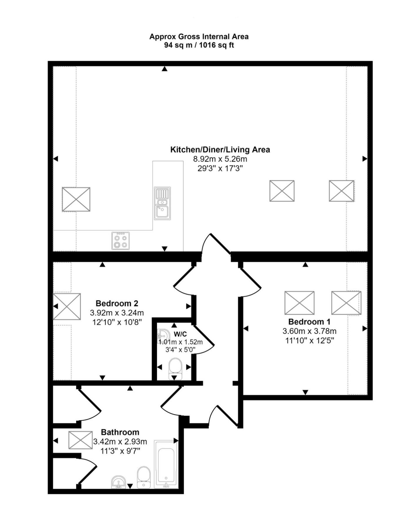 Cambrian House, Old School Lane, Pontypridd CF37 2DD  Interior
